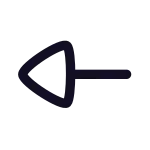 Arrow Left 3 SVG Icon